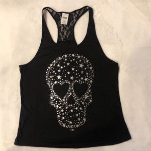 VS Pink Star Skull Tank M